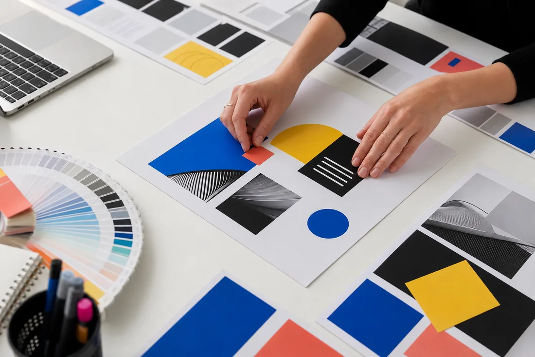 Graphic design colour study at ArtPath Academy